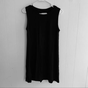 Lou & Grey black tank swing dress